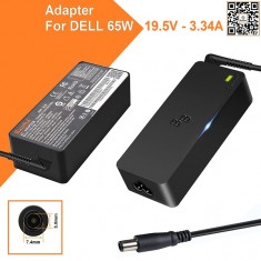 Sạc LAPTOP DELL 19.5V - 3.34A - Đầu kim BamBa